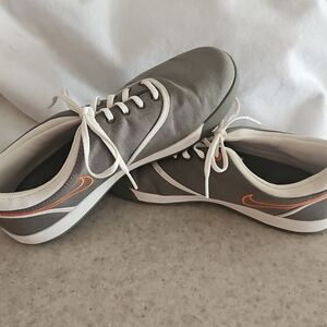 Cole Haan Gray and Orange Sneakers